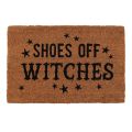 Natural Doormat - Shoes Off Witches