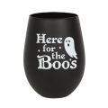 Stemless Glass - Here For The Boos